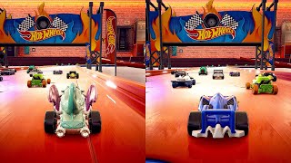 Hot Wheels Unleashed PS5 Gameplay  Splitscreen Multiplayer Mode [upl. by Anirehtac]