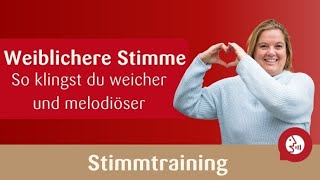 Stimmtraining  So klingst du weiblicher [upl. by Dinah]