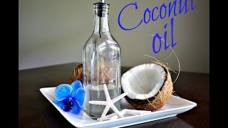 Homemade Coconut Oil Recipe  How to Make Virgin Unrefined Oil [upl. by Link]