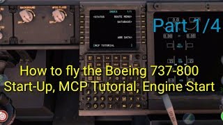 How to fly in Boeing 737  Start up FMC and Flight Plan Tutorial  XPlane Mobile  Part 14 [upl. by Adalard297]