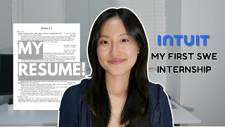 How I Landed My First Software Engineering Internship  SWE Intern at Intuit [upl. by Adeline578]