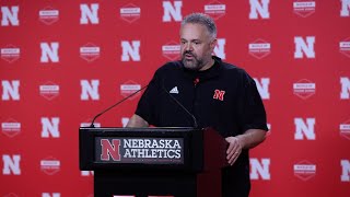 Nebraskas Matt Rhule press conference after win over Wisconsin [upl. by Zilber]