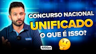 Concurso Nacional Unificado  Como vai funcionar AlfaCon [upl. by Naoj]