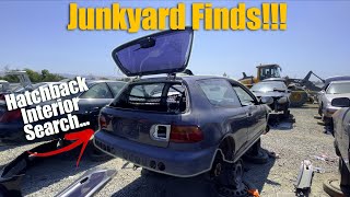 Civic Hatchback Interior Parts Search  Junkyard Finds [upl. by Aerised]