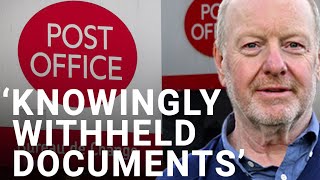 Post Office knowingly withheld defence evidence from subpostmasters  Forensic Auditor [upl. by Nicolas]