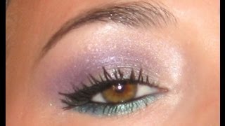 Maquillage  Oser avec le violet et le turquoise printemps  été [upl. by Boffa]