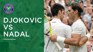 Novak Djokovic vs Rafael Nadal  All the Winners from their Wimbledon 2018 SemiFinal [upl. by Map899]