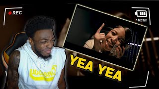 SHE SLIDING ON THIS ONG  TriggaTrae Reacts To Star Bandz Yea Yea [upl. by Newmark]