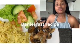 DANIEL FAST RECIPE  Cook with me [upl. by Enomyar]