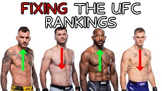 Fixing the UFC Rankings [upl. by Jill172]