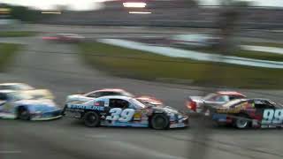 Rockford Speedway Figure 8 trailer race night 2014 Late Model Heat 2 [upl. by Aseek]