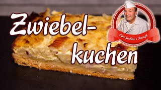 Weimarer Zwiebelkuchen selber machen  klassischer Zwiebelkuchen mit Speck  Opa Jochens Rezept [upl. by Urban]