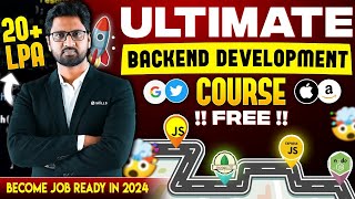 Announcing FREE Backend Development Course Starting From 3rd Feb  Beginner To Professional Level [upl. by Fay371]