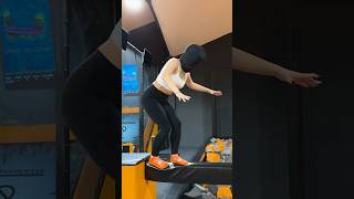 WENN ICH DU WÄRE… in der TRAMPOLINHALLE 🫣🥴 mit Itsmisabell turnen challenge trampolin funny [upl. by Marrissa]