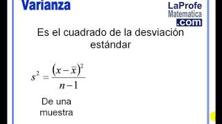 Estadistica  Medidas de Dispersion [upl. by Alit654]