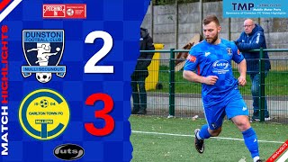 Dunston UTS 2 Carlton Town 3  Pitching In Northern Premier League Highlights [upl. by Antipus782]