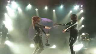 Lindsey Stirling and Lzzy Hale Live HD  Shatter Me Los Angeles 15 May 2014 [upl. by Aciemaj]