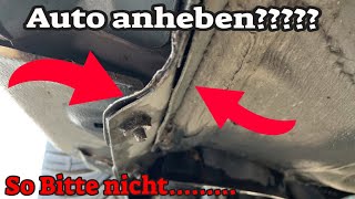 Auto anheben  So bitte nicht [upl. by Hinze]