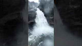 Krimml Waterfalls Austria near Kaprun Valley  Höhe Tauern National Park [upl. by Obaza400]