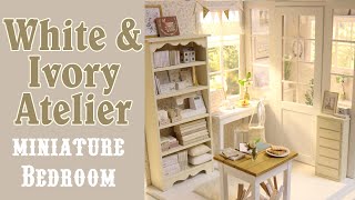 WHITE amp IVORY ATELIER 16 scale Miniature dollhouse by Nerea Pozo [upl. by Eanyl]