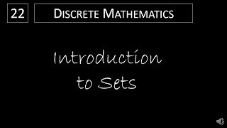 Discrete Math  211 Introduction to Sets [upl. by Mellar]