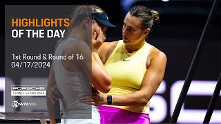 Porsche Tennis Grand Prix 2024  Highlights of the Day  Wednesday [upl. by Britton104]