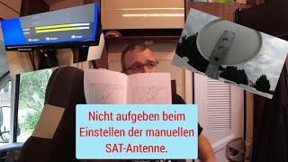 Wohnmobil SATAntenne manuell einstellen Erfolg oder Frustration [upl. by Jaan]