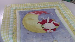 Beginners Panel Fabric Quilt [upl. by Alyse581]