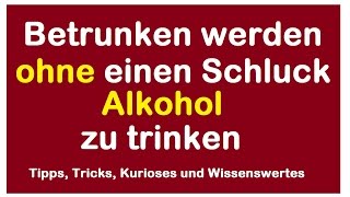 Betrunken werden ohne einen Schluck Alkohol zu trinken  Badewanne voll mit Sekt [upl. by Oirram]