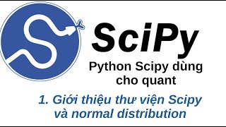 1 Dùng Python Scipy như nào  Normal distribution [upl. by Jessalin]