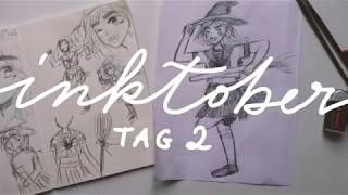 Inktober Tag 2  Student Witch  31witches2 [upl. by Manup]