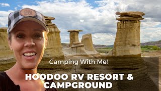 Hoodoo RV Resort amp Campground ⛺️DrumhellerAB 2022  Campground Review [upl. by Joelly]