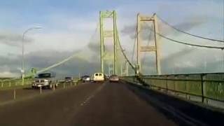 Tacoma Narrows Bridge  Last day before tolls [upl. by Nnylsor601]