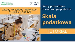 Działalność gospodarcza  skala podatkowa  tutorial Polski Ład [upl. by Genesa633]