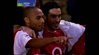 Arsenal 31 Aston Villa 200203 [upl. by Urania]