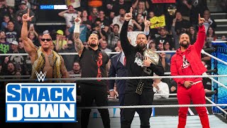 FULL SEGMENT — Rock and Reigns lay the SmackDown on the WWE Universe SmackDown Feb 16 2024 [upl. by Siward]