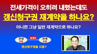 전세가격이 오히려 내렸는데도 갱신청구권 행사로 재계약을  계약갱신청구권 계약갱신요구권  묵시적갱신 계약갱신 청구권 재계약의 임대차 계약 중도해지 [upl. by Elleinod]