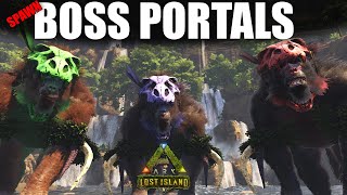 How to spawn the Lost Island Portals and the Dinopithecus King [upl. by Adranoel]