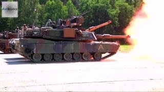 M1A2 Sep V2 Abrams Tanks Open Fire [upl. by Azmah]