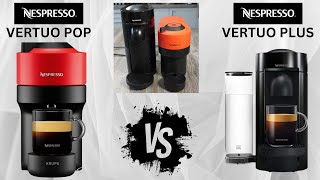 Nespresso Vertuo Pop VS Nespresso Vertuo Plus  Coffee machine review [upl. by Oicram]