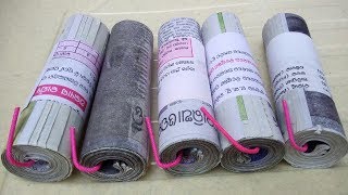 How to make paper cracker at home  Diwali cracker🔥घर पर कैसे बनाये पेपर पठाखेसरल तरीका BYA2HACK [upl. by Ennovyhs]