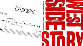 Percussion Sheet Music  quotProloguequot  West Side Story [upl. by Benisch]