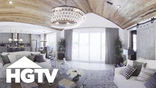 360 Video Tour  HGTV Dream Home 2017  HGTV [upl. by Redd]