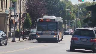 MTA Bus 4587 on the Q39 to LI City Queens Plz [upl. by Llenrep]