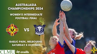 Australasia Championships 2024  Womens Intermediate Football Final [upl. by Esdnyl893]