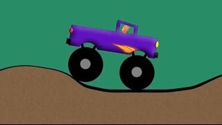 Vids4Ninos  Camiones Grandes Divertidos  Monster Truck Numbers [upl. by Ailhat178]