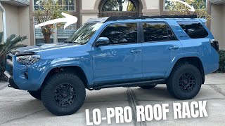 I Installed A Westcott Designs Lo Pro Roof Rack On My 4Runner [upl. by Chaudoin]