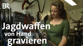 Von der Skizze zur Gravur Handgraveurin Anna Frei  Natur amp Jagd  Handwerk  Wir in Bayern  BR [upl. by Yeorgi]