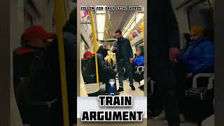 Argument on London underground train London [upl. by Monty]