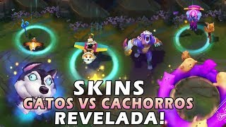 NOVAS SKINS GATOS VS CACHORROS REVELADAS [upl. by Adiasteb166]